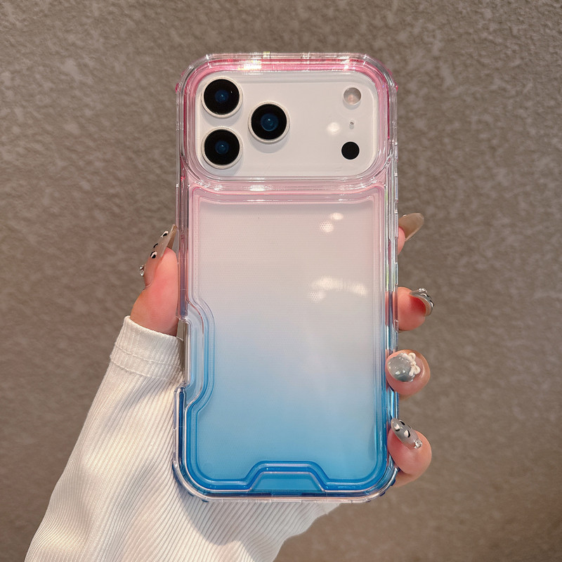 东南亚热卖适用于苹果iPhone17ProMax气囊防摔手机壳渐变色TPU|undefined