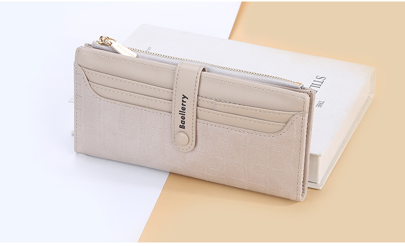Women's Long Wallet Crocodile Pattern Phone Case For Women_voghion.com