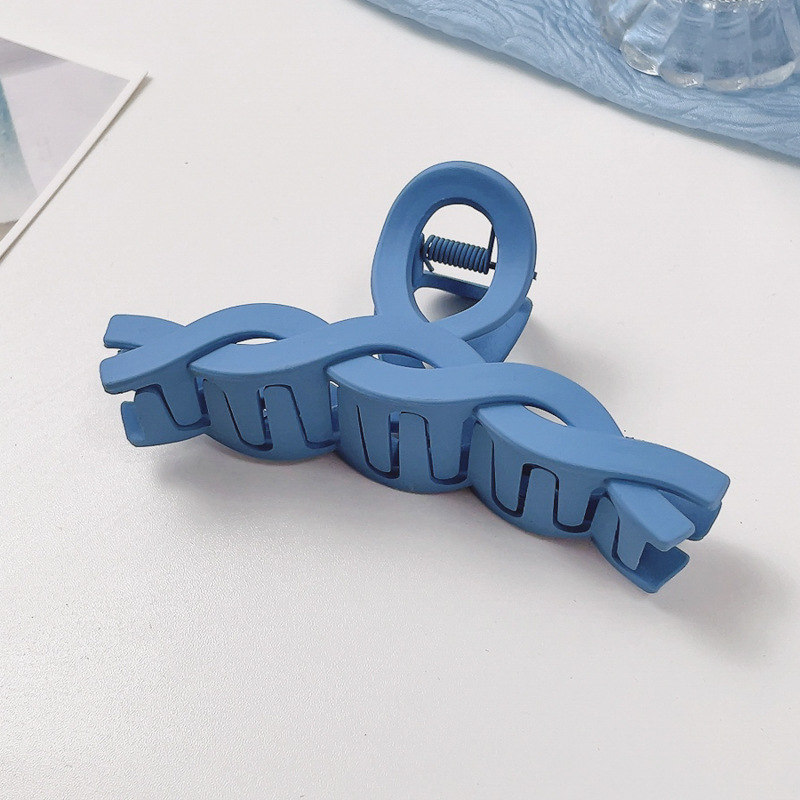 La parte posterior de la cabeza horquilla de perlas grande al por mayor pinza de metal ins pinza de tiburón sensación de alto nivel, simple, horquilla femenina