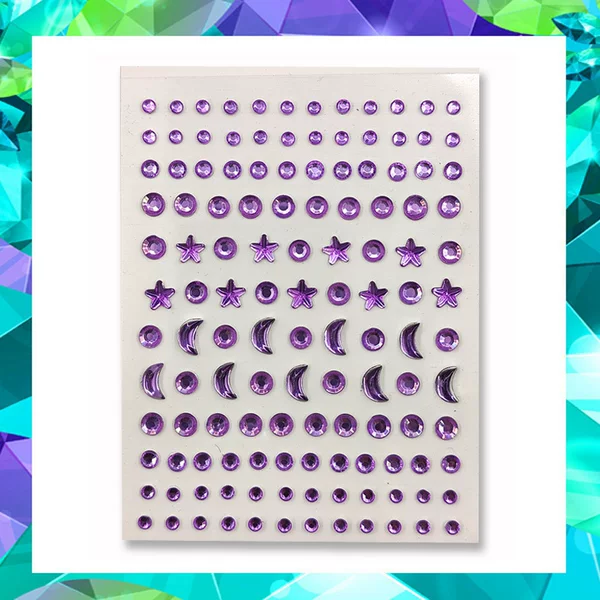 Cross-border Eye Diamond Sticker Gem Sticker Shining Eye Sticker Ball Eye Sticker Drill Corner Sticker Acrylic Diamond Sticker
