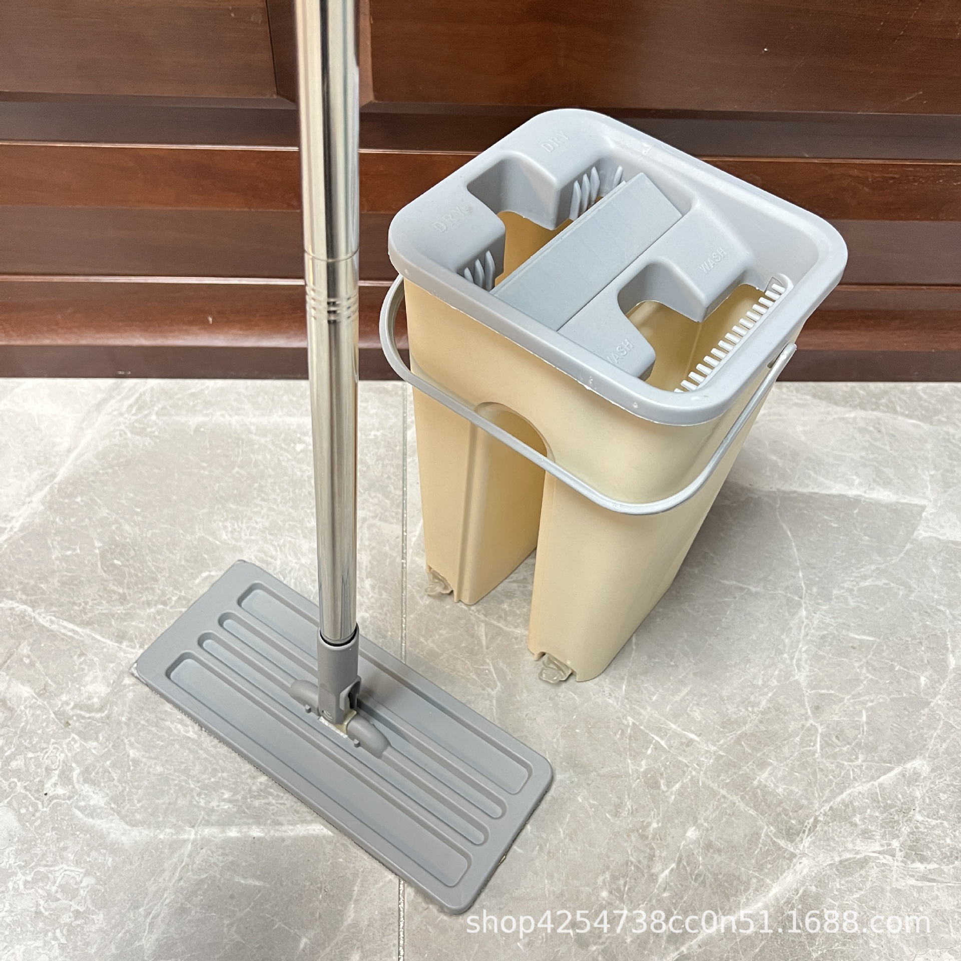 Mopo plano sin lavado a mano para el hogar Mopo plano sin lavado a mano Mopo plano sin lavado a mano para el barril raspado