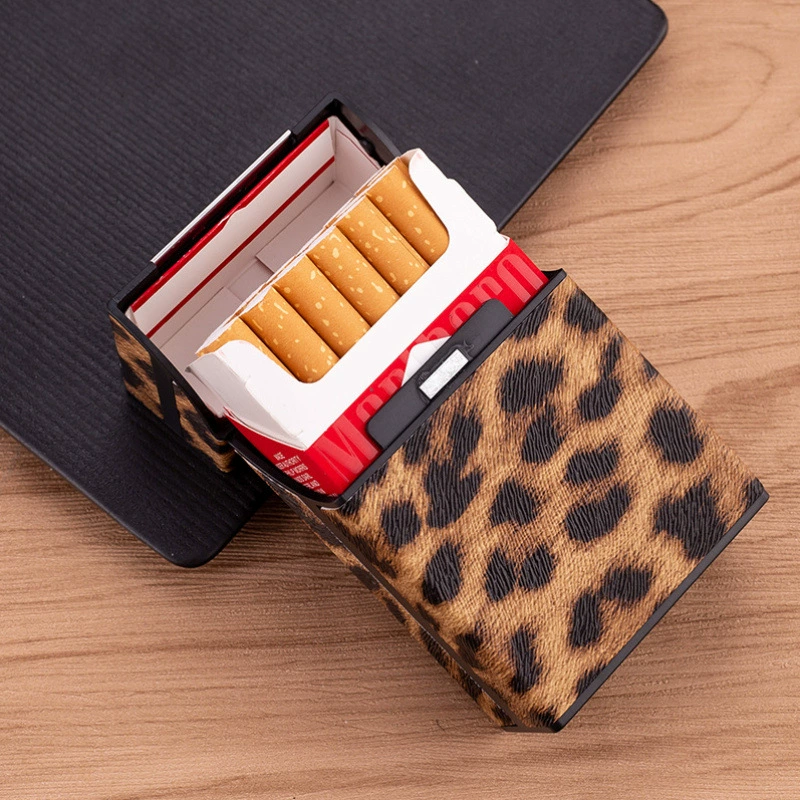 2025 трансграничная новая европейская и американская сигаретная коробка с леопардовым принтом, 20 креативных магнитов, трансграничная дропшиппинг