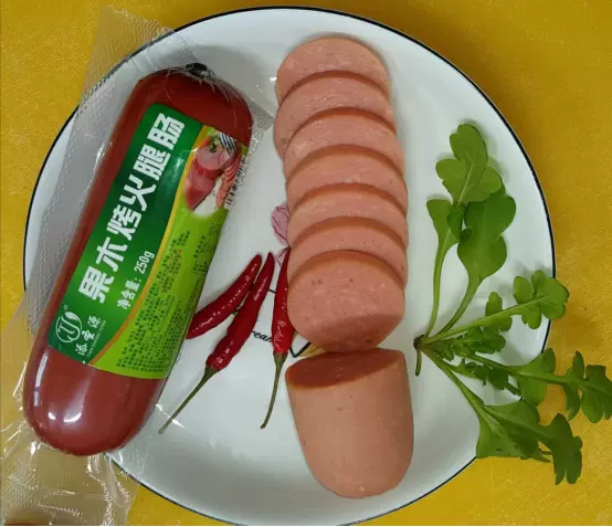 【加工定制】烟熏果木烤火腿肠即食熟食青岛老火腿即食香肠250g*2