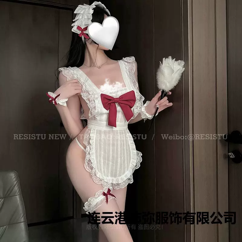 可爱女仆制服纯欲骚情趣内衣性感约会战袍前吃后可入小胸显大批发