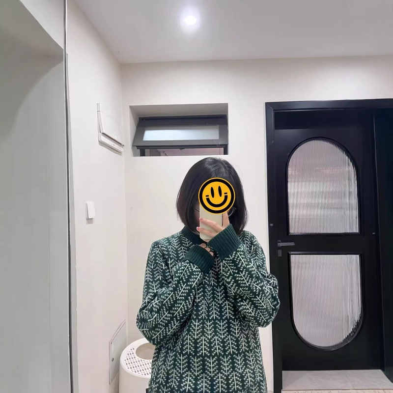 Cross-Border Pata Nordic Retro Style Winter Atmosphere Fair Isle Jacquard Knit Sweater Round Neck Sweater for Men