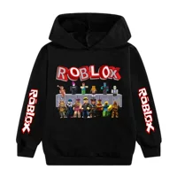 Популярная детская одежда с принтом Roblox, худи для мальчиков, свитшот B035-1XX