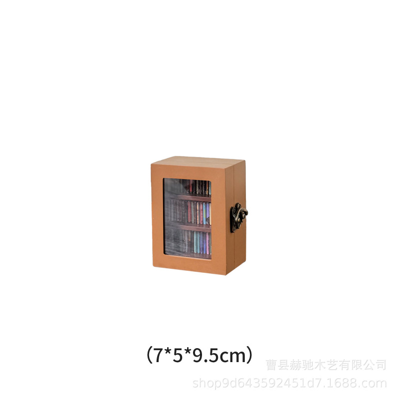スポット木製ミニチュア本棚装飾品減圧抗不安おもちゃ本棚リビングルーム寝室装飾装飾品シェイクブック|undefined