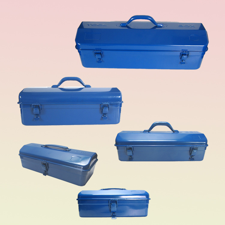 优质21寸大号双层铁工具箱手提五金铁收纳箱子530*205*175mm