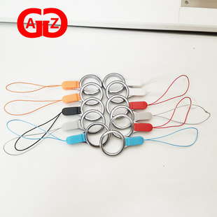 Universal ring pendant mobile phone lanyard accessories accessories mobile phone lanyard universal electroplating ring ring manufacturers wholesale