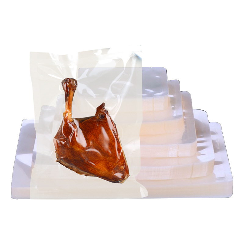 Food vacuum bag with thick polyester vacuum bag for home cooked sausage preservation vacuum sealing bag with texture roll bag