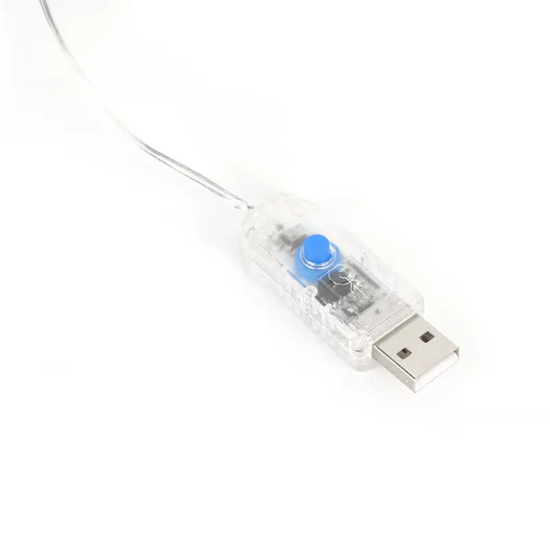 圣诞灯两路两线8功能USB控制器LED彩灯铜丝灯串皮线灯串控制配件