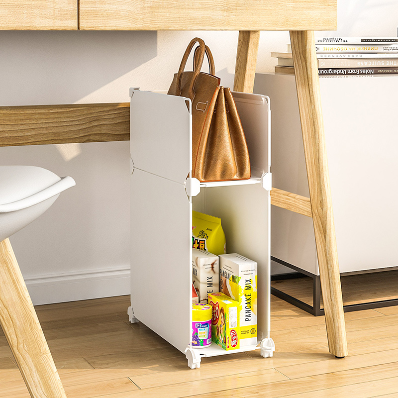 Office Under-Desk Storage File Shelf Workstation Storage Rack Snack Cabinet Dormitory Desk under the Table Floor