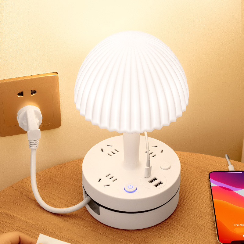 Internet celebrity multi-functional bedside lamp bedroom baby nursing LED night light learning special eye protection table lamp sleep lamp