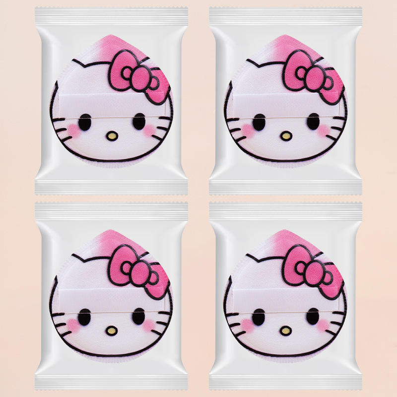 卸売新しいメイクアップスポンジかわいい KT パウダーパフスーパーソフトマシュマロエアクッションウェットとドライ両用非食べるパウダービューティーメイクアップ|undefined