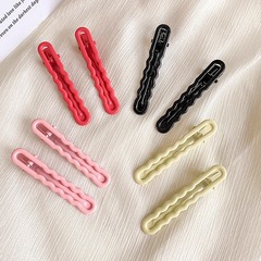 8個裝~春夏款清新甜美彩色髮夾碎發劉海側邊夾簡約鴨嘴夾無痕發卡