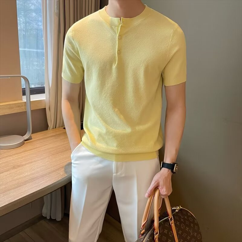 Summer knitted T-shirt