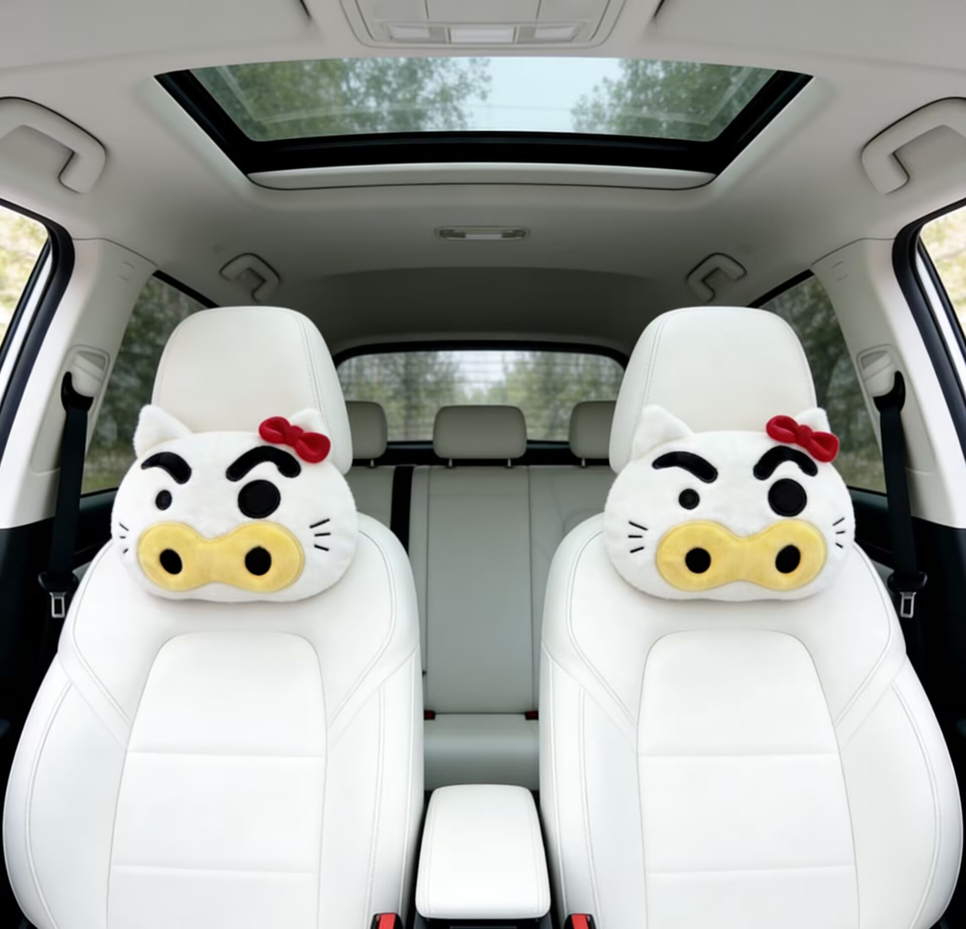 Crayon Shin-Chan Chubby Zaemon Car Headrest Neck Pillow Cushion Car Seat Crayon Shin-Chan Car Headrest