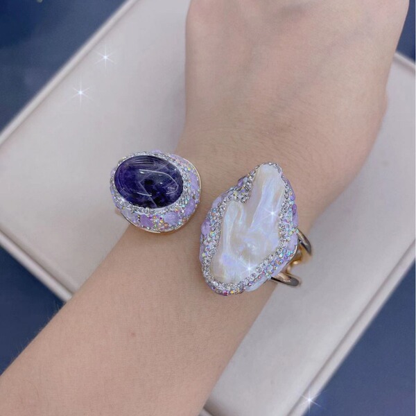 organic bracelet pearl
