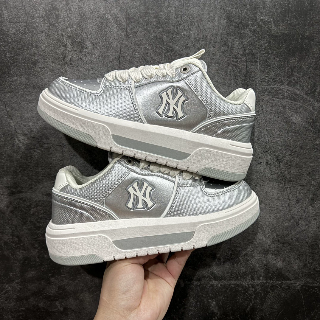 Потомковые MLB chunky liner basic NY ретро принт старшие туфли светлый тренд бренд старшего стиля