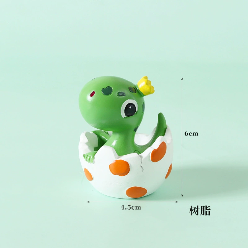 Creative cartoon children's dinosaur, decorations, resin decor