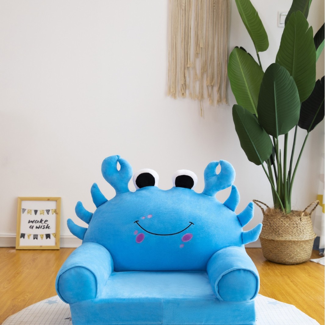 Sofá plegable para niños nuevo al por mayor creativo jardín de infantes bebé asiento plegable regalo de estudio siesta sofá cama