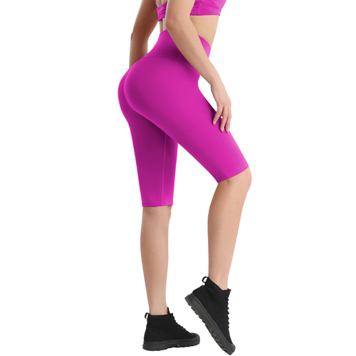 Cross-border high-waisted butt-lifting yoga pants for women, sweat tight tummy control pants, quick-drying nude-feeling fitness sports pants