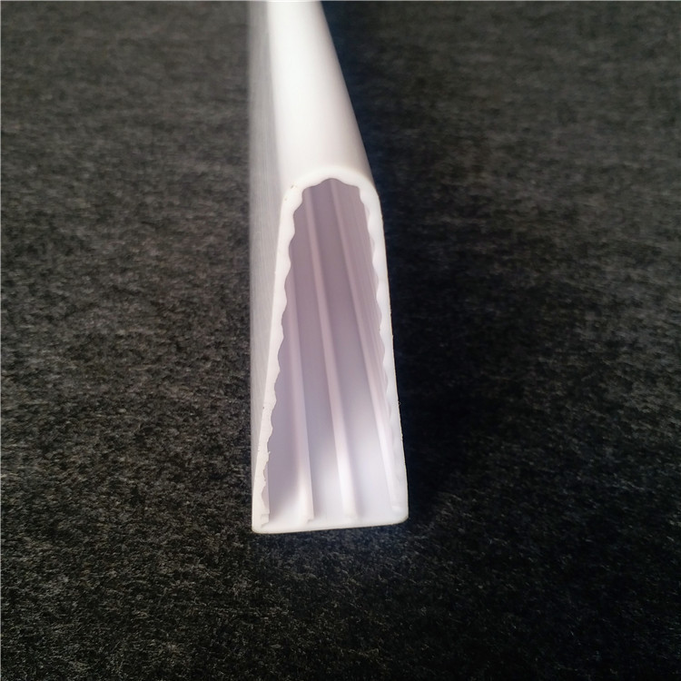 Milky White Pc Lampshade Light Diffusion Pc Stripesd Triangle Led Light Plastic Shell Extruded Plastic Profile Milky White Pc Lampshade Light Diffusion Pc Stripesd Triangle Led Light Plastic Shell Extruded Plastic Profile