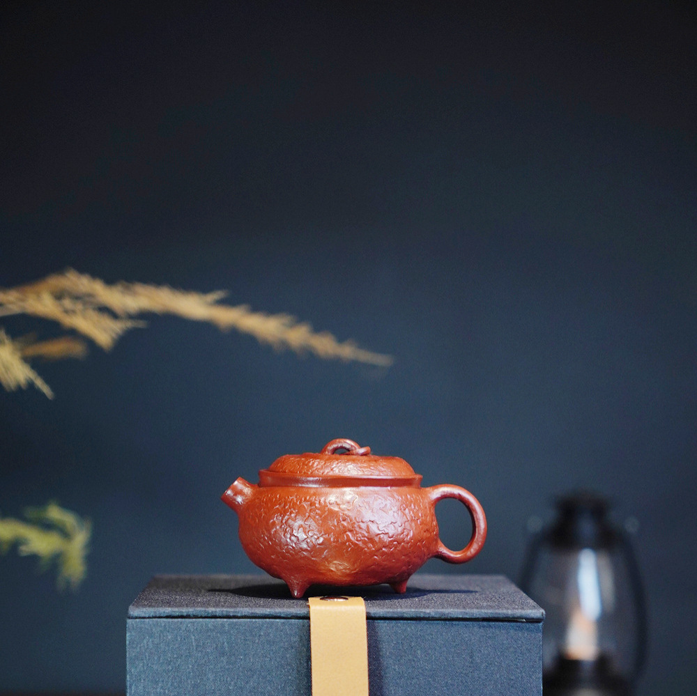 圆宝供春壶宜兴紫砂壶纯全手工原矿老红泥紫砂茶壶75cc小容量茶具