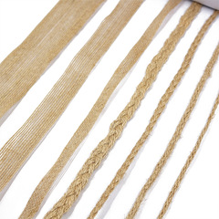 廠家直供13款麻線麻繩花邊織帶DIY手工配件瓶子帽子花盆輔料花邊