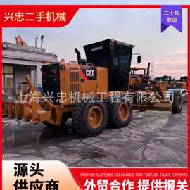 外贸直供 卡特140K平地机二手轮式推土机多用途道路刮平机Used
