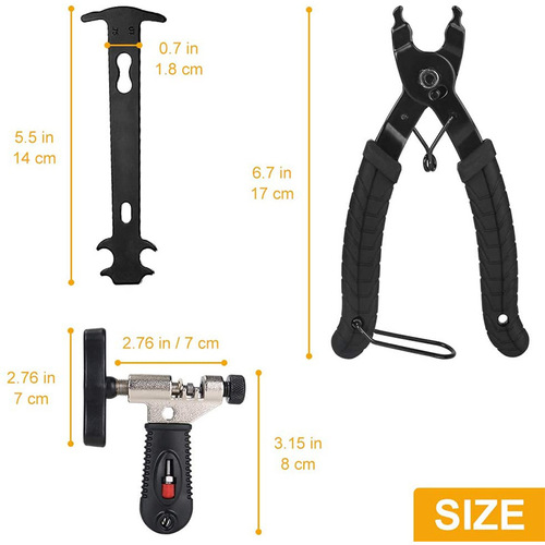 Wholesale cross-border combination set bicycle chain caliper chain cutter chain removal tool magic buckle pliers tool
