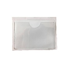 价格车间文件柜插套粘贴式墙贴背胶自粘式标签袋透明软膜塑料带胶