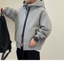 男童连帽外套2025新款儿童春夏季开衫男孩帅气衣服中大童夏装卫衣