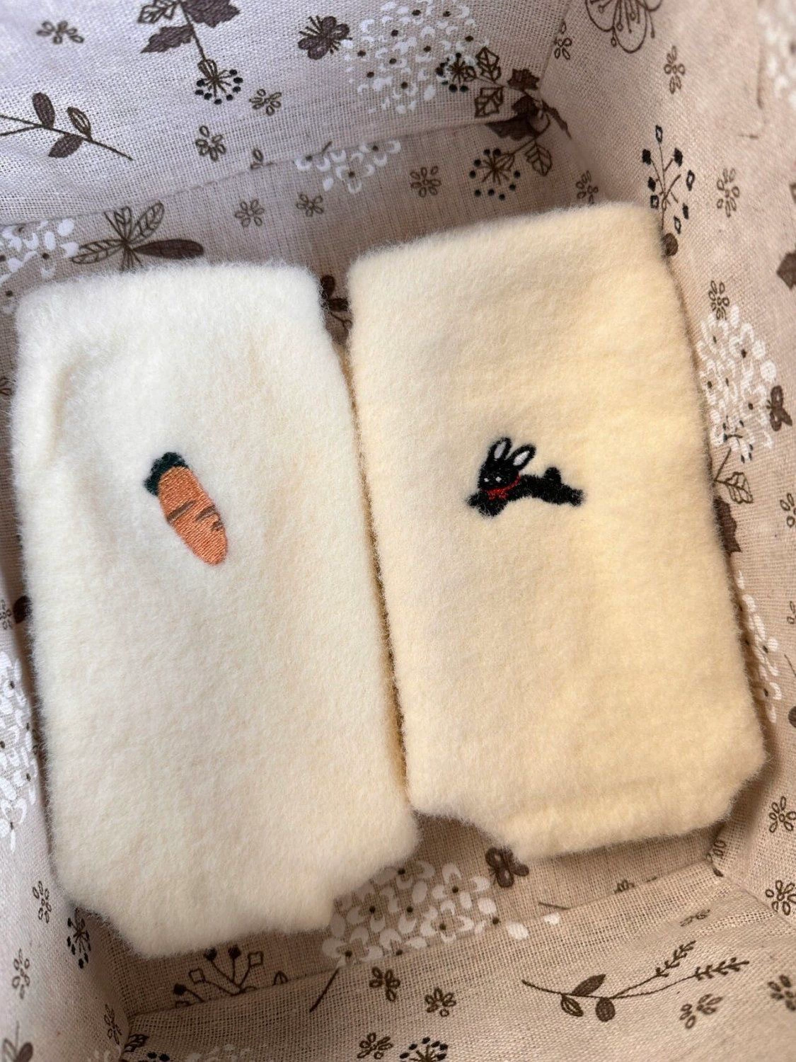 Демисезон японские мультяшные бархатные тёплые носки