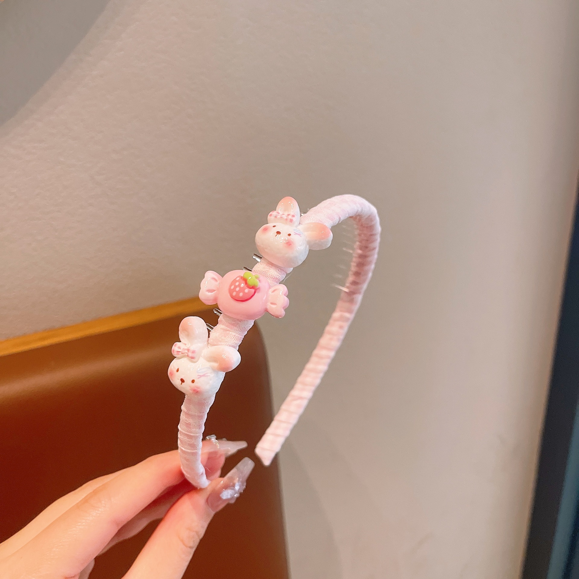 Niños de verano lindos pequeños animales coreanos no lastiman la cabeza bebés banda de cabello de cabello niñas toque de cabello