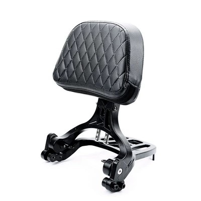 Qianjiang flash 350 bumper front: Motorcycle bumper - black-23-folding-backrest-tailstock
