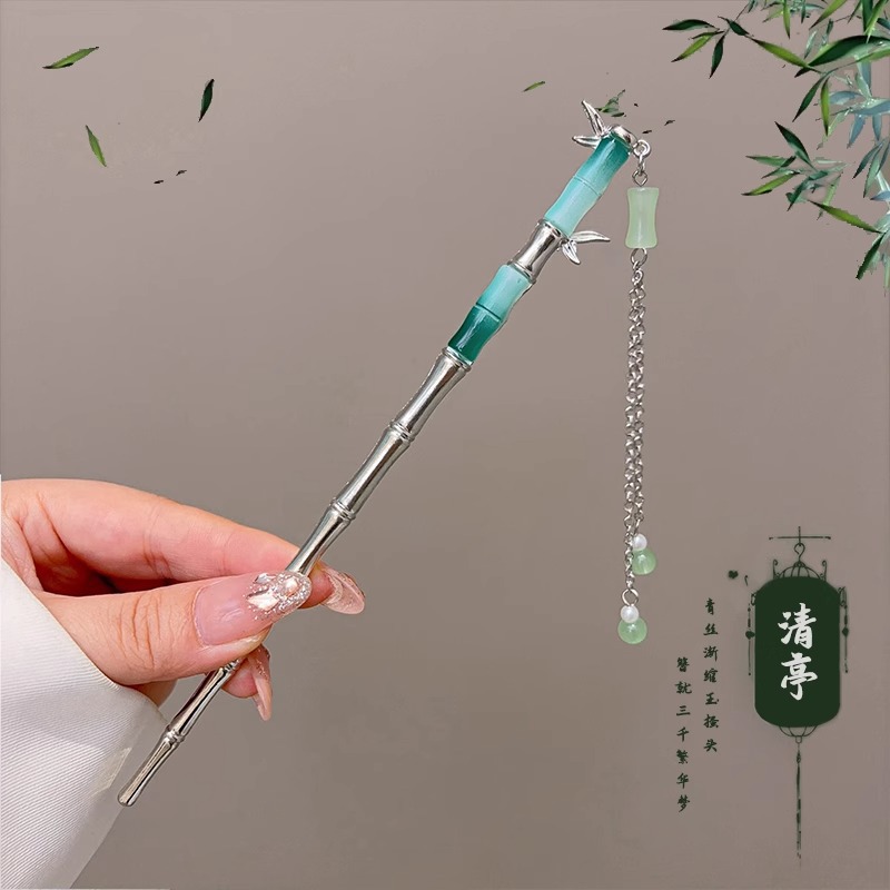 Nueva perla china en forma de U pinzas de cabello para mujeres 2025 nueva cabeza de bola artefacto de cabello de cabello de peinado pinzas de cabello de cabello