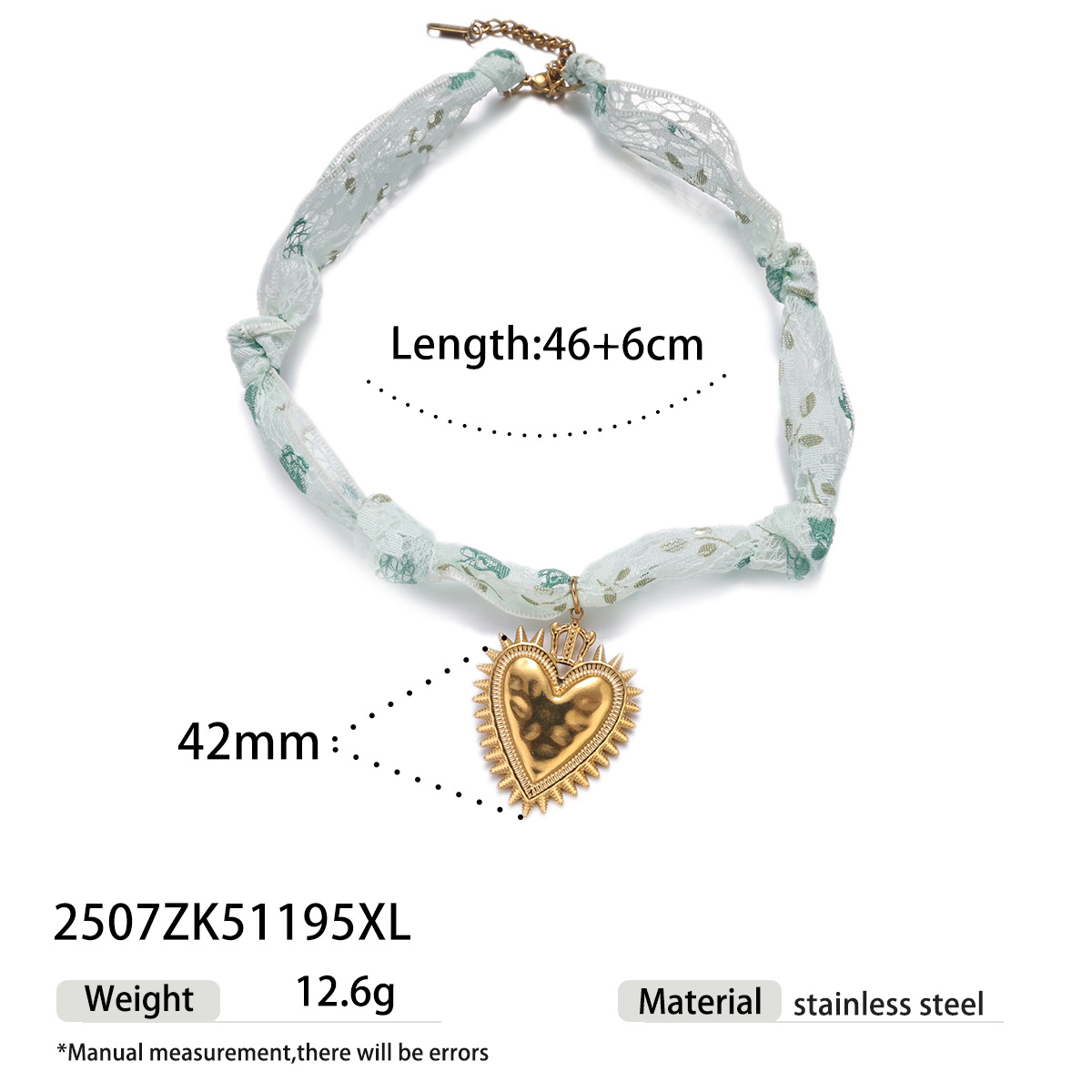 Taina Europa y América collar de acero inoxidable lujo ligero de lujo de alta calidad moda amor textura bufandas colgante collar cadena clavícula image 8