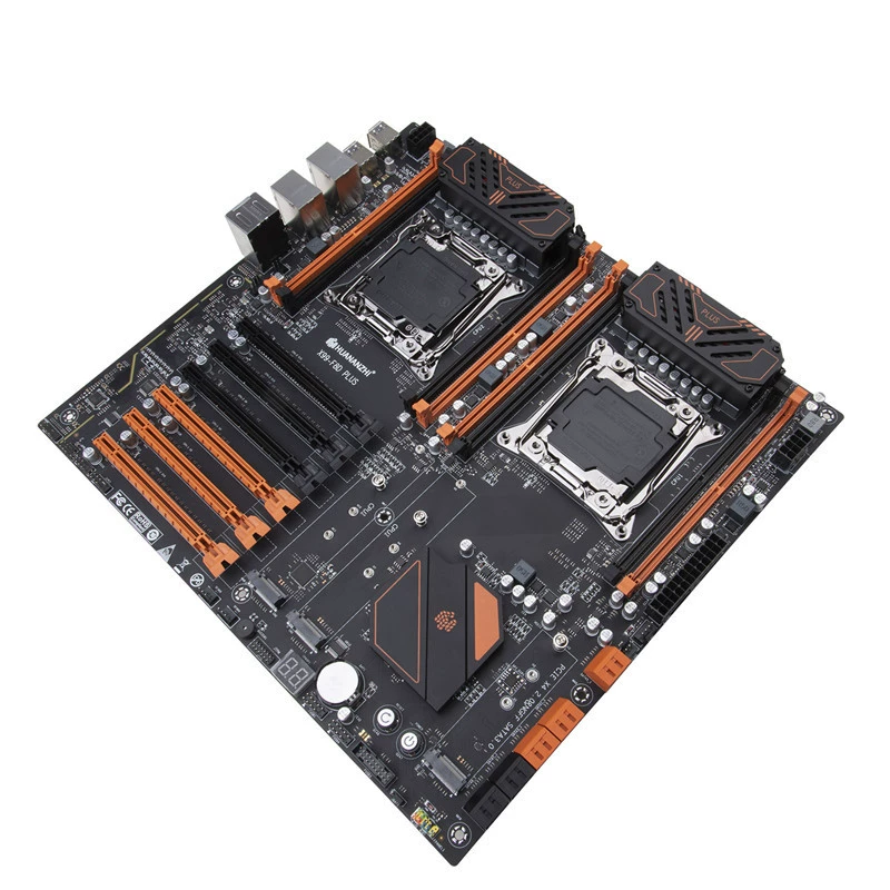 华南金牌 X99-F8D PLUS двухканальная материнская плата DDR4 память четырёхканальный настольный компьютер сервер