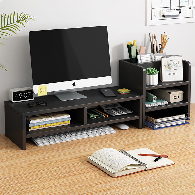 Desktop Computer Elevated Monitor Screen Base Raised Office Desktop ...