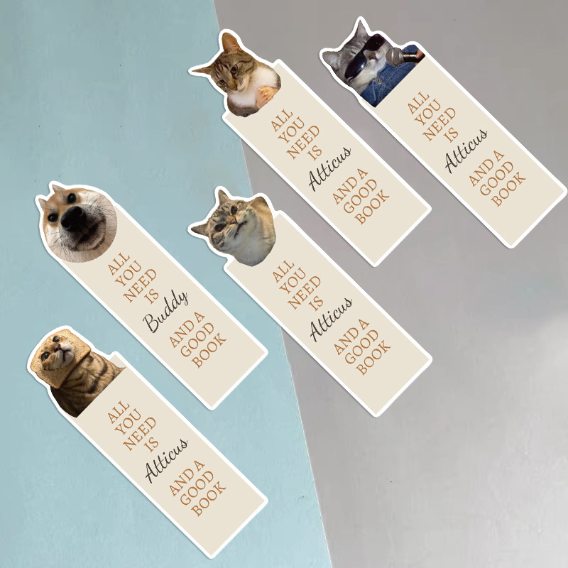 Un Paquet De 30 Lettre Chat L'École L'Obtention Du Diplôme Papier Mignon Bookmark display picture 6