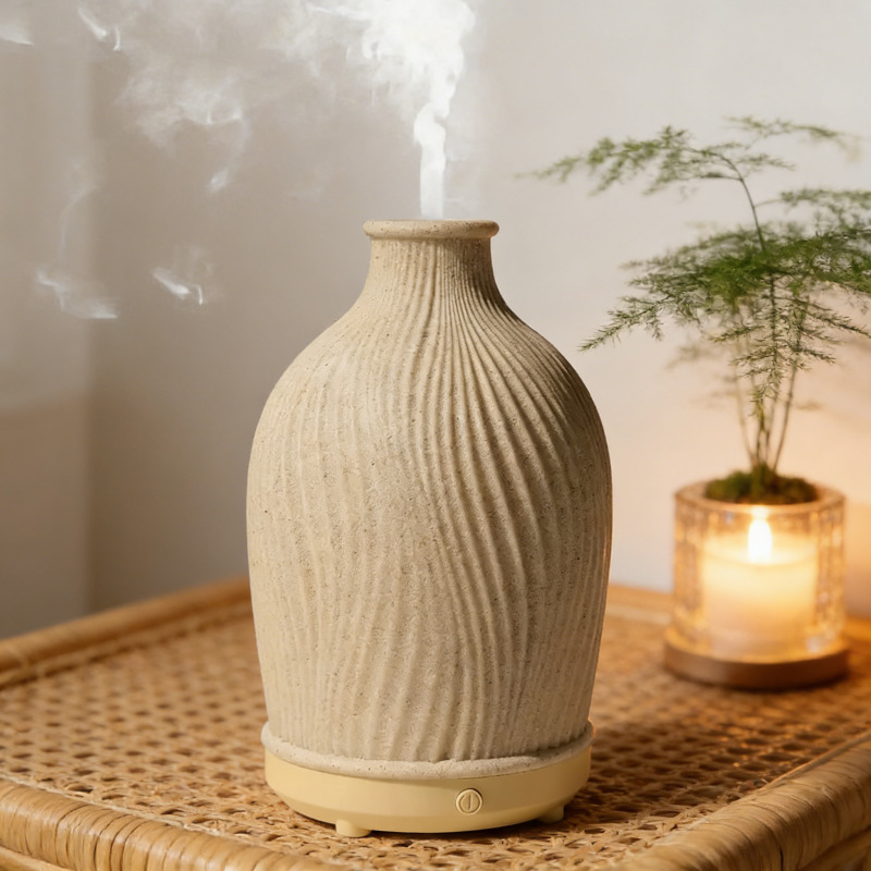 Multifunctional Aromatherapy Humidifier, Silent, Large Mist Volume, Bedroom Air-Conditioned Room Hydration Essential Oil Diffuser, Aromatherapy Machine