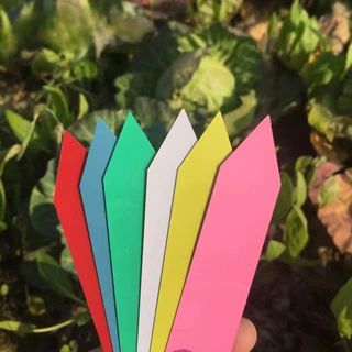 批发PVC塑料园艺花卉牌多肉植物标签塑料插地牌多肉一字标签
