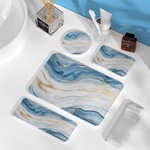 大理石硅藻泥硬吸水垫桌面隔热垫吸水速干杯垫卫浴防潮洗漱垫皂垫