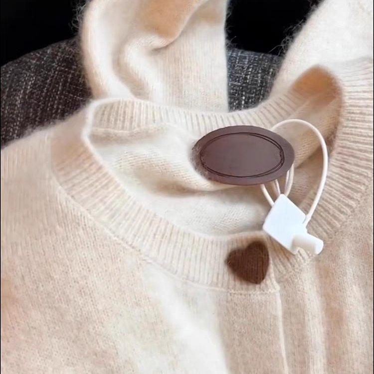 法式简约时尚软糯慵懒显瘦针织开衫新款温柔小众毛衣外套女秋|undefined