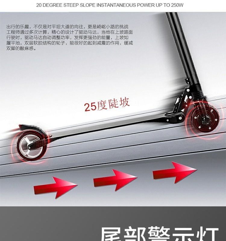 Electric Scooter, Portable Foldable for Commute
