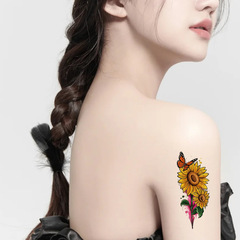New trendy temporary tattoo stickers, floral design, waterproof and realistic, over a thousand options available, Amazon set can be mixed and matched