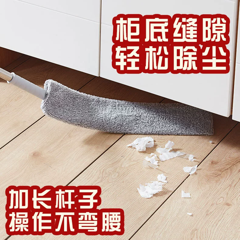 Щетка для чистки щелей под кроватью, выдвижная щетка для пыли, щетка для чистки диванов, изогнутая щетка для удаления пыли.