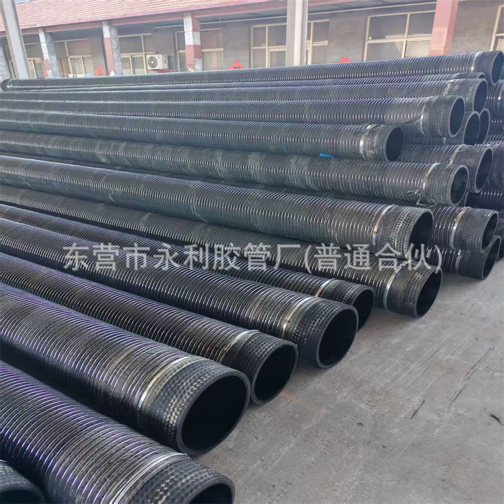 钢丝铠装高压胶管 水泥罐车用外铠卸灰管 高压耐磨胶管抽沙胶管