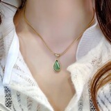 Универсальное ожерелье из нержавеющей стали, французский стиль, коллекция 2023, легкий роскошный стиль, изысканный стиль, не выцветает